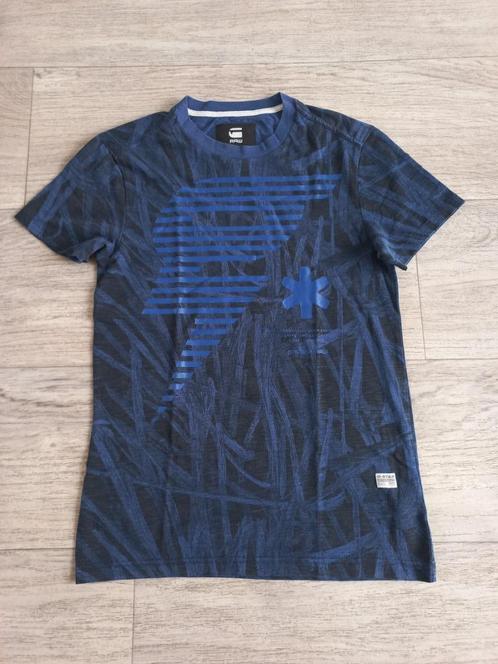 G-Star Raw T-shirt, blauw, maat XS, Kleding | Heren, T-shirts, Zo goed als nieuw, Maat 46 (S) of kleiner, Blauw, Ophalen of Verzenden