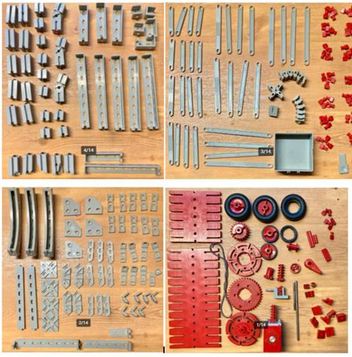 Restant Fisher Technik plus Bouwtekeningen en Folders, Verzamelen, Speelgoed, Gebruikt, Ophalen of Verzenden