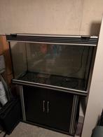Aquarium 97 x 60 x 40 cm met meubel, pomp en thermostaat, Dieren en Toebehoren, Vissen | Aquaria en Toebehoren, Ophalen, Gebruikt