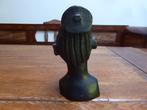 Ebbenhouten Afrikaans borstbeeldje, Antiek en Kunst, Kunst | Beelden en Houtsnijwerken, Ophalen of Verzenden