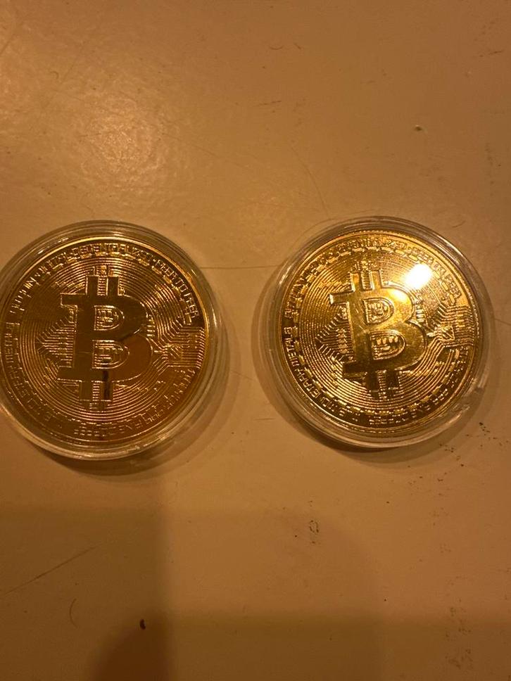 Orginele Bitcoin munt, Postzegels en Munten, Edelmetalen en Baren, Goud, Ophalen of Verzenden