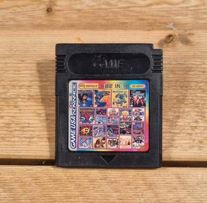 62 in 1 Gameboy spel - Harry Potter, Mario en meer, Spelcomputers en Games, Games | Nintendo Game Boy, Gebruikt, Avontuur en Actie