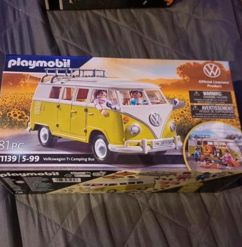 Playmobil volkswagen bus t1 camper 71139, Kinderen en Baby's, Speelgoed | Playmobil, Nieuw, Complete set, Ophalen of Verzenden