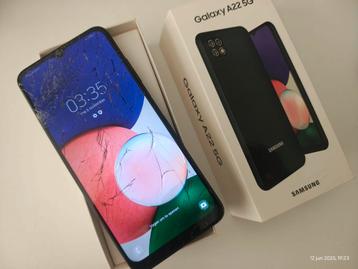 Samsung Galaxy A22 5G – 64GB – Gebroken scherm
📱💥 beschikbaar voor biedingen