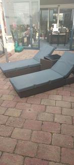LIGBEDDEN VOOR TUIN OF TERRAS, Tuin en Terras, Ophalen of Verzenden, Zo goed als nieuw, Wicker, Verstelbaar