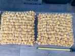 2 nieuwe gele of oker Pebble kussens Pebbles kussens 45x45, Huis en Inrichting, Ophalen, Nieuw, Geel, Vierkant