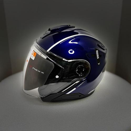 Nexx X.Viliby Signature Indigo Blauw Jethelm maat S, Motoren, Kleding | Motorhelmen, Dames, Heren, Jethelm, S, Overige merken