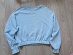 Lichtblauwe sweater maat S kort model, Kleding | Dames, Gedragen, Blauw, Ophalen of Verzenden, Maat 36 (S)
