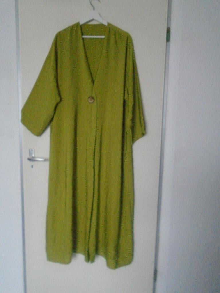 Prachtige Lange Dubai Jurk Abaya Kimono One Size ZGAN, Verzenden, Maat 46/48 (XL) of groter, Zo goed als nieuw, Onder de knie
