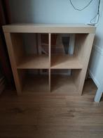 Ikea Kallax kast - 4 vakken, Huis en Inrichting, Kasten | Boekenkasten, Ophalen, Met plank(en), Kunststof, Gebruikt