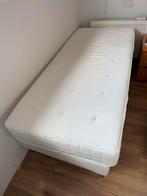 Ikea boxspring 90x200 met matras en beschermer, Ophalen, Gebruikt, 90 cm, Eenpersoons