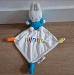 Knuffeldoekje Nijntje blauw doekje oranje groen K5535, Kinderen en Baby's, Ophalen of Verzenden, Zo goed als nieuw, Konijn