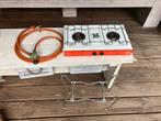 2 pits campinggasstel, Caravans en Kamperen, Kampeeraccessoires, Ophalen, Gebruikt