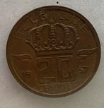 20 centimes België 1957, Ophalen of Verzenden