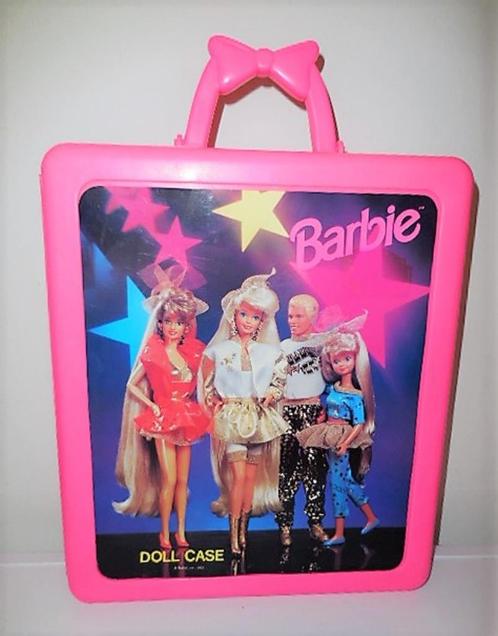 Vintage Barbie Koffertje, Mattel, 1993, Verzamelen, Poppen, Gebruikt, Overige typen, Ophalen of Verzenden