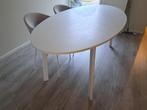 Witte eettafel Ikea, Huis en Inrichting, Tafels | Eettafels, Ophalen, Kunststof, 100 tot 150 cm, 200 cm of meer