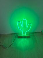 Neon Cactus Lamp - Sfeervolle Verlichting, Ophalen of Verzenden, Zo goed als nieuw, Kunststof, Minder dan 50 cm