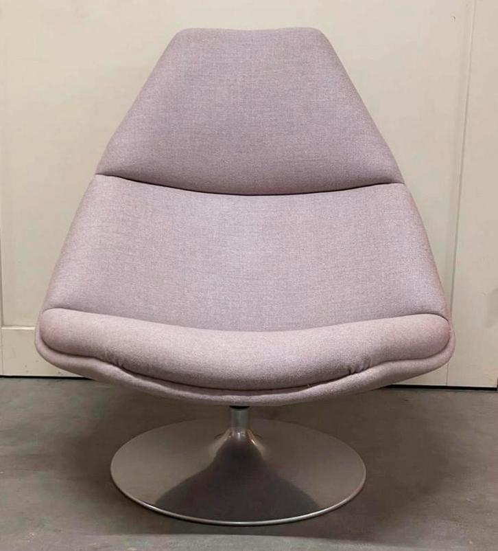 Artifort Geoffrey Harcourt Fauteuil - Nieuwe Stoffering, Huis en Inrichting, Fauteuils, Zo goed als nieuw, Stof, 75 tot 100 cm