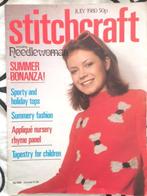 stitchcraft juli 1980 including needlewoman, Boeken, Tijdschriften en Kranten, Gelezen, Ophalen of Verzenden