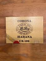 Corona La Paz Primeros Habanas CK 126, Ophalen of Verzenden, Zo goed als nieuw, Tabaksdoos of Verpakking