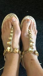 Goedkoop sandalen €1 bling maat 38 gedragen, Ophalen of Verzenden, Zo goed als nieuw, Sandalen of Muiltjes