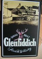 GLENFIDDICH WHISKY REKLAME -METAAL-, Ophalen of Verzenden, Gebruikt, Gebruiksvoorwerp
