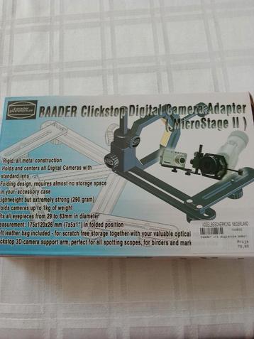 Microstage ll , clickstop dig.camera adapter beschikbaar voor biedingen