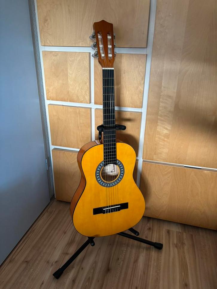 Gitaar voor kinderen van 8-12 jaar, Muziek en Instrumenten, Snaarinstrumenten | Gitaren | Akoestisch, Zo goed als nieuw, Klassieke of Spaanse gitaar