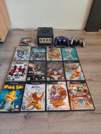 Nintendo GameCube (NGC) + Games, Spelcomputers en Games, Spelcomputers | Nintendo GameCube, Ophalen, Gebruikt, Met 2 controllers