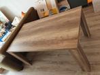 Eettafel 90x160 wild eik truffel, Ophalen, 50 tot 100 cm, Vijf personen of meer, 150 tot 200 cm