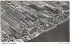 LEKKERKERK in 1948 riviergezicht panorama luchtfoto K.L.M., Verzenden, 1940 tot 1960, Gelopen, Zuid-Holland