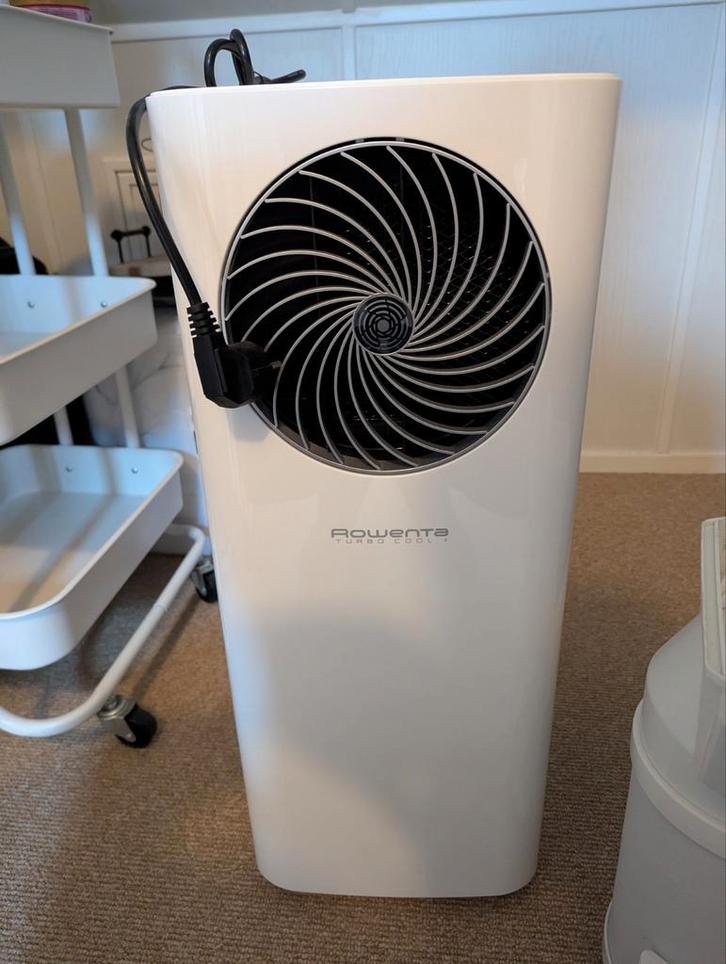 Rowenta Turbo Cool+ AU5020 mobiele airconditioner, Witgoed en Apparatuur, Airco's, Zo goed als nieuw, Mobiele airco, Minder dan 60 m³