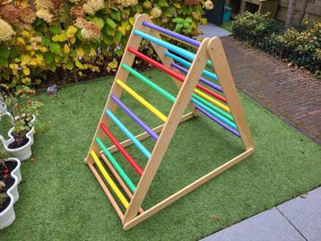 Klimrek hout incl plank  beschikbaar voor biedingen