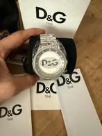 D&G primte time unisex horloge, Ophalen, Zo goed als nieuw, Staal, Overige merken