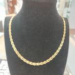 18k geel gouden massiefe ketting, Sieraden, Tassen en Uiterlijk, Kettingen, Ophalen of Verzenden, Nieuw, Geel, Goud