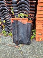 Dakpannen zwart glazuur, Doe-het-zelf en Verbouw, Dakpannen en Dakbedekking, Ophalen, Steen of Klei, Zwart, 15 m² of meer