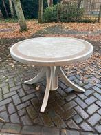 Tuin tafel - Rond - Plastic, Tuin en Terras, Tuintafels, Ophalen, Gebruikt, Rond, Kunststof