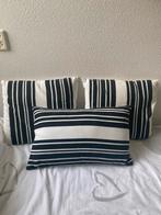 3 kussens zwart wit Jan de Bouvrie, Ophalen of Verzenden, Zo goed als nieuw, Wit, Vierkant