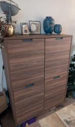 Walnoot Meubelset: Kast & Tv meubel set, Ophalen, Zo goed als nieuw, Modern