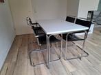 buisframe stoelen Linea Veam+tafel, ook zonder tafel te koop, Ophalen, Gebruikt