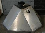 RVS / INOX afzuigkap met verlichting, Witgoed en Apparatuur, Afzuigkappen, Ophalen, Gebruikt, Vrijstaand, Wandschouwkap