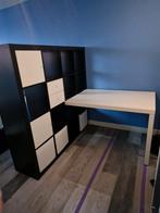 Ikea Kallax kast met bureau, Ophalen, Zo goed als nieuw, Bureau