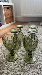 Wijnglazen groen, Antiek en Kunst, Antiek | Glas en Kristal, Ophalen