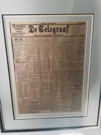 De Telegraaf 1-1-1893 Facsimile Ingelijst, Ophalen
