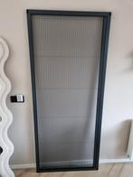 Plisse hor antraciet 202x86,5cm, Doe-het-zelf en Verbouw, Deuren en Horren, Ophalen, Zo goed als nieuw, 80 tot 100 cm, 200 tot 215 cm