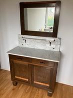 Antieke Commode met Spiegel, Huis en Inrichting, Ophalen, Gebruikt, Eikenhout, 50 tot 100 cm