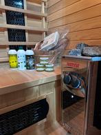 COMBI SAUNA INFRAROOD MET OPGIETKACHEL GRATIS BEZORGD! 🚚, Sport en Fitness, Sauna, ., Fins of Traditioneel, Complete sauna, Ophalen of Verzenden