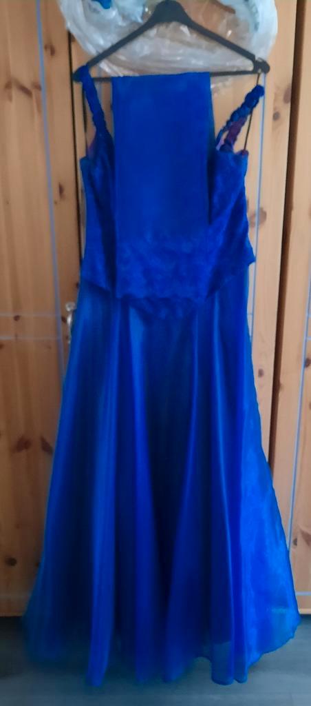 Galajurk blauw 42/46 alleen ophalen, Kleding | Dames, Gelegenheidskleding, Zo goed als nieuw, Galajurk, Maat 42/44 (L), Blauw
