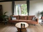 Prachtige cognac kleurige bank, 4 zits, mooie staat!, Ophalen, 250 tot 300 cm, 75 tot 100 cm, Zo goed als nieuw