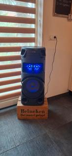 Sony mhc v43d bluetooth party speaker met microfoons, Ophalen, Overige typen, Zo goed als nieuw, Sony